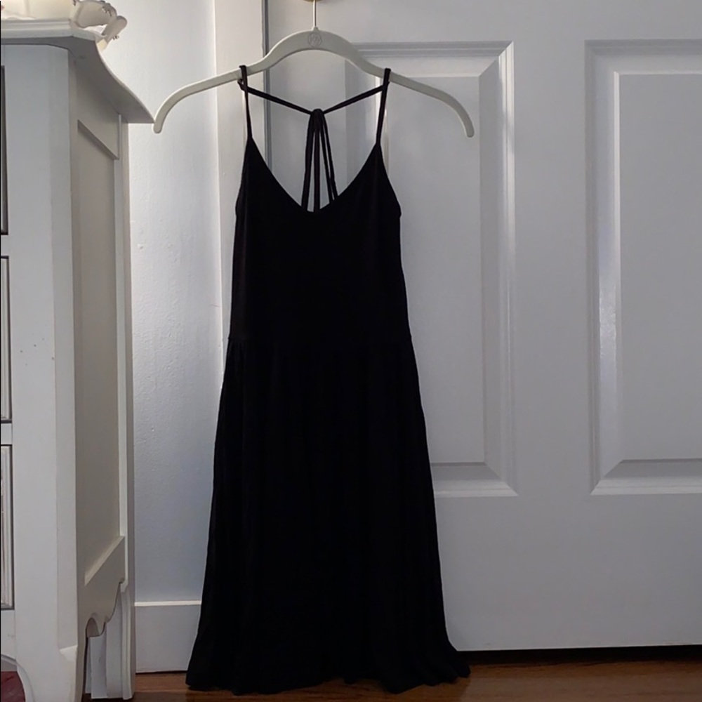Black strappo dress
